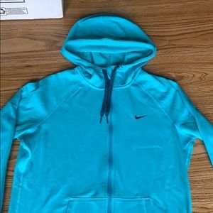 Women’s blue Nike zip up hoodie